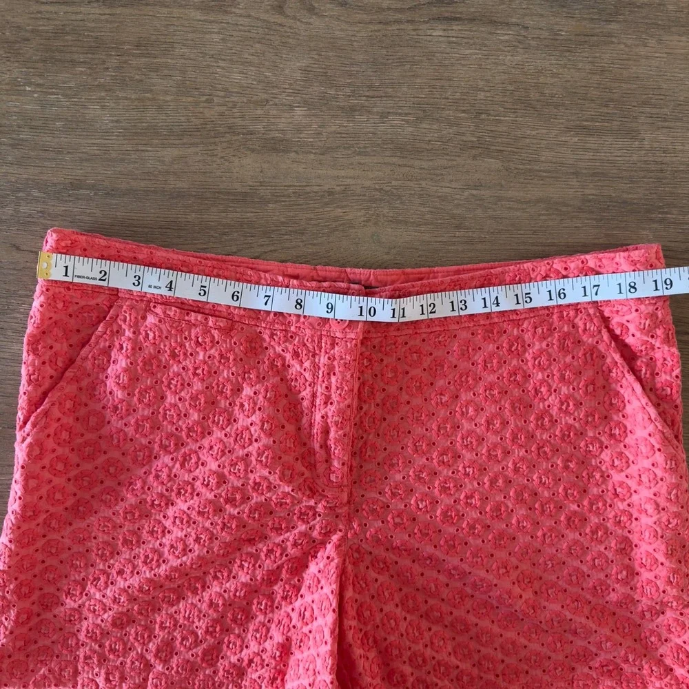 Tommy Bahama‎ Eugenia Eyelet Short-Coral-Women's Size 16-NWT-Fully Lined Cotton